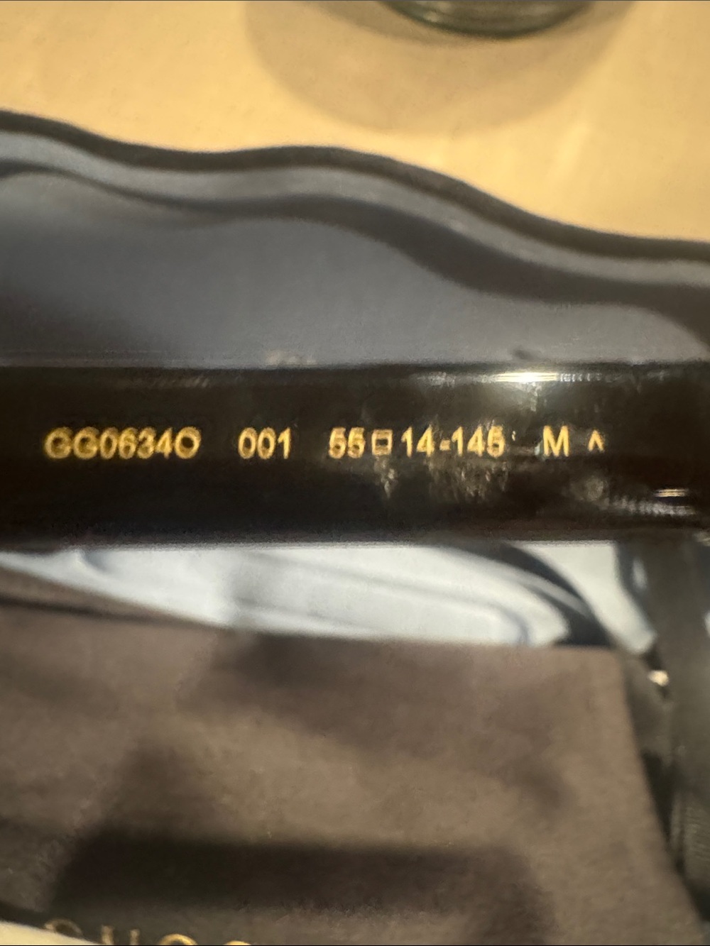 Gucci Black Women's Glasses - Picture 7 of 7